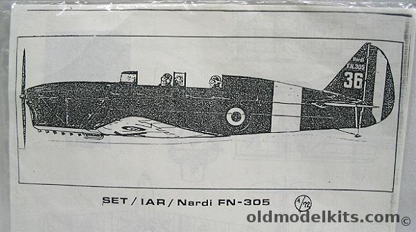 Dujin Resins 1/72 SET / IAR / Nardi FN-305 plastic model kit